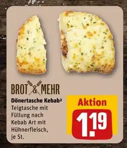 REWE DE Dönertasche Kebab², EUR 1.19 tilbud