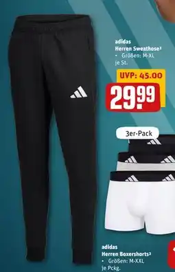 REWE DE adidas Herren Sweathose³, EUR 29.99 tilbud