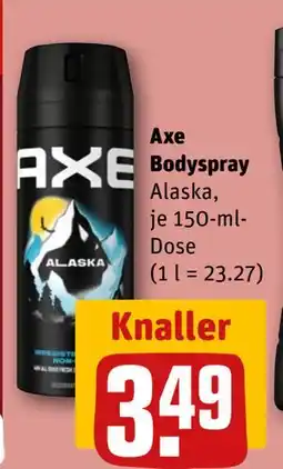 REWE DE Axe Bodyspray Alaska, EUR 3.49 tilbud