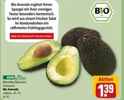 REWE DE Bio Avocado, EUR 1.39 tilbud