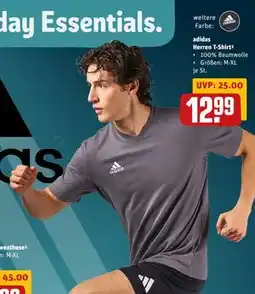 REWE DE adidas Herren T-Shirt³, EUR 12.99 tilbud