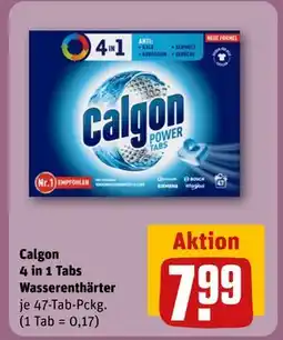 REWE DE Calgon 4 in 1 Tabs Wasserenthärter, EUR 7.99 tilbud