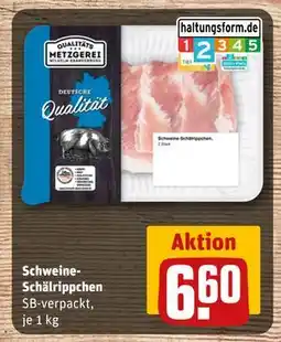 REWE DE Schweine-Schälrippchen, EUR 6.6 tilbud