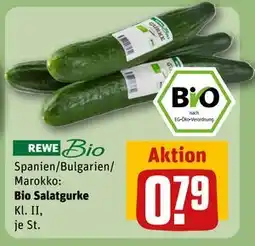 REWE DE Bio Salatgurke, EUR 0.79 tilbud
