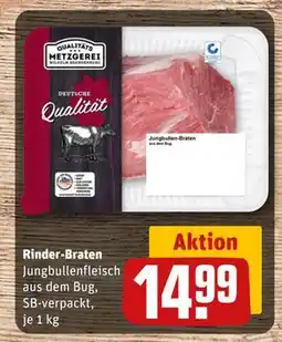 REWE DE Rinder-Braten, EUR 14.99 tilbud
