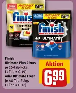 REWE DE Finish Ultimate Plus Citrus oder Ultimate Fresh, EUR 6.99 tilbud
