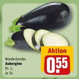 REWE DE Aubergine, EUR 0.55 tilbud