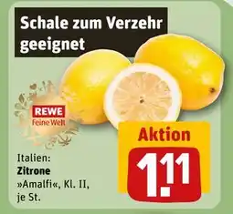 REWE DE Zitrone, EUR 1.11 tilbud