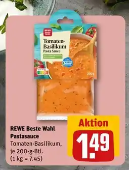 REWE DE REWE Beste Wahl Pastasauce, EUR 1.49 tilbud