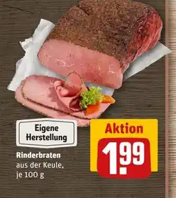 REWE DE Rinderbraten, EUR 1.99 tilbud