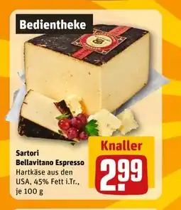 REWE DE Sartori Bellavitano Espresso, EUR 2.99 tilbud