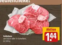 REWE DE Kalbshaxe, EUR 1.44 tilbud