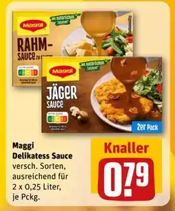 REWE DE Maggi Delikatess Sauce, EUR 0.79 tilbud