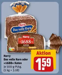 REWE DE Harry Das volle Korn oder 1688 Katen, EUR 1.59 tilbud