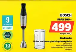 Power Bosch stavblender motor med overophedningsbeskyttelse tilbud