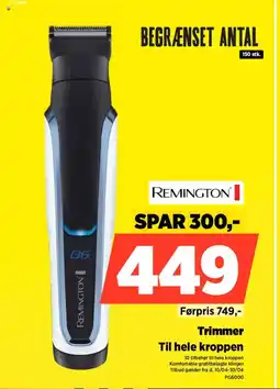 Power Trimmer til hele kroppen remington tilbud