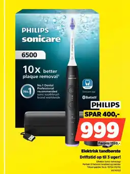 Power Philips elektrisk tandbørste driftstid op til 3 uger! tilbud