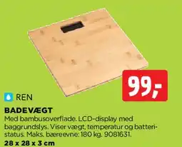 jem & fix REN badevægt tilbud