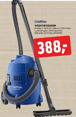 jem & fix Nilfisk vådstøvsuger (Buddy) tilbud
