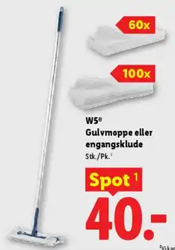 Lidl Gulvmoppe eller engangsklude tilbud