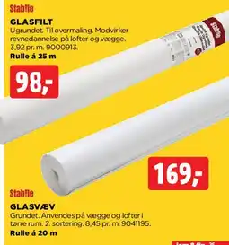 jem & fix Glasfilt / Glasvæv tilbud