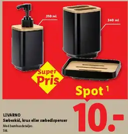 Lidl Sæbeskål, krus eller sæbedispenser tilbud