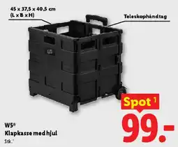 Lidl Klapkasse med hjul tilbud