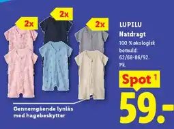 Lidl LUPILU Nattdragt tilbud