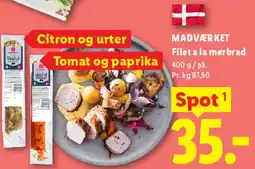 Lidl Filet a la mørebrad tilbud