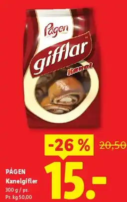 Lidl Pågen Gifflar (Kanel) tilbud