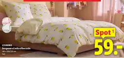 Lidl Sengesæt af mikrofibersatin tilbud