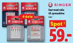 Lidl SINGER Sæt med nåle til symaskine tilbud