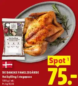 Lidl Hel kylling i stegepose tilbud