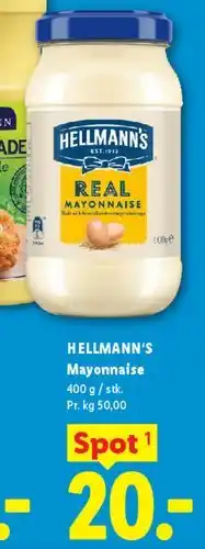 Lidl Hellmann's Real Mayonnaise tilbud