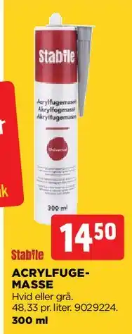 jem & fix Acrylfugemasse / Acrylfuge tilbud