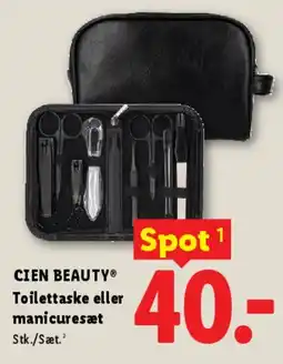 Lidl Toilettaske eller manicure sæt tilbud