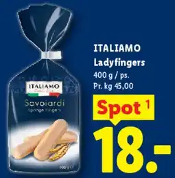 Lidl Ladyfingers (Savoiardi) tilbud