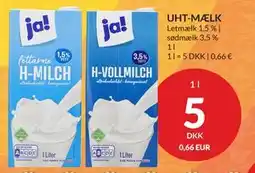 Nielsen's Discount UHT-MÆLK tilbud