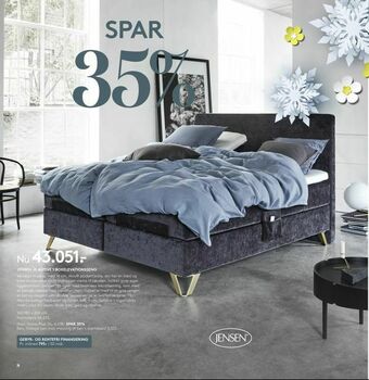 SengeSpecialisten Jensen j5 aqtive 1 boxelevationsseng tilbud