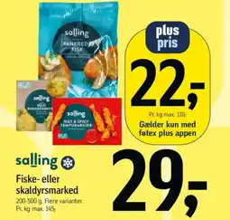 Føtex Fiske- eller skaldyrsmarked tilbud