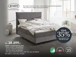 SENG JENSEN J4 KONTINENTALSENG tilbud