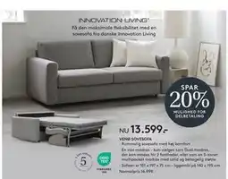 SENG VENØ SOVESOFA tilbud
