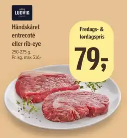 Føtex Håndskåret entrecoté eller rib-eye tilbud