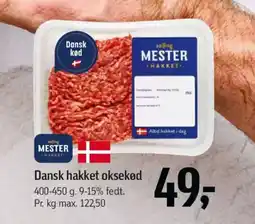 Føtex Dansk hakket oksekød tilbud