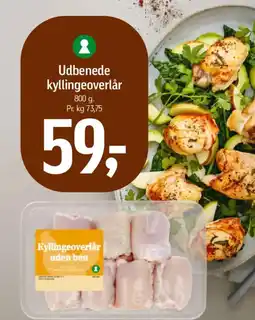 Føtex Udbenede kyllingeoverlår tilbud