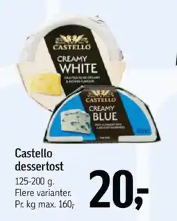 Føtex CASTELLO Dessertost tilbud