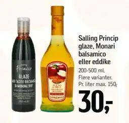 Føtex SALLING Princip glaze, monari balsamico eller eddike tilbud