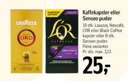 Føtex Kaffekapsler eller senseo puder tilbud