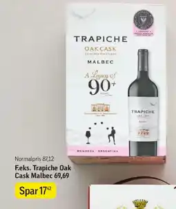 Føtex F.eks. trapiche oak cask malbec tilbud
