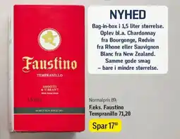 Føtex F.eks. faustino tempranillo tilbud